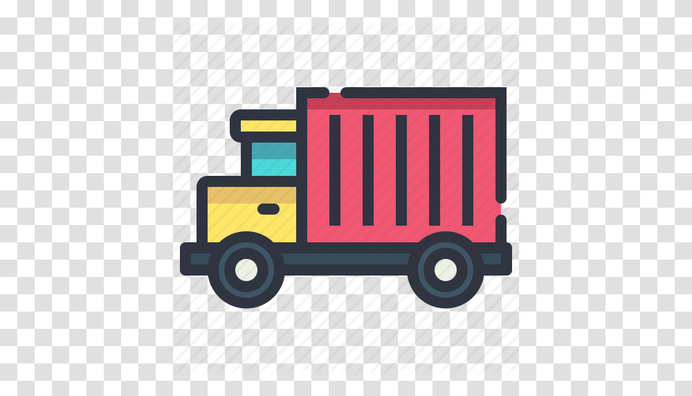 Box Delivery Truck Vehicle Icon, Fire Truck, Transportation, Moving Van, Wheel Transparent Png