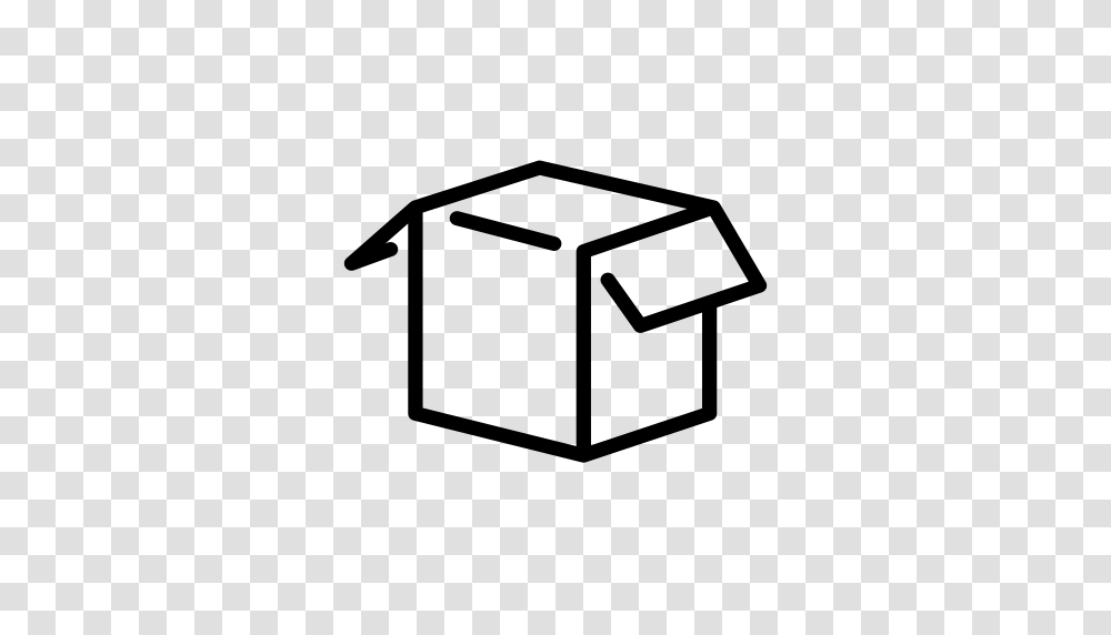 Box Empty Folding Table Icon With And Vector Format For Free, Gray, World Of Warcraft Transparent Png