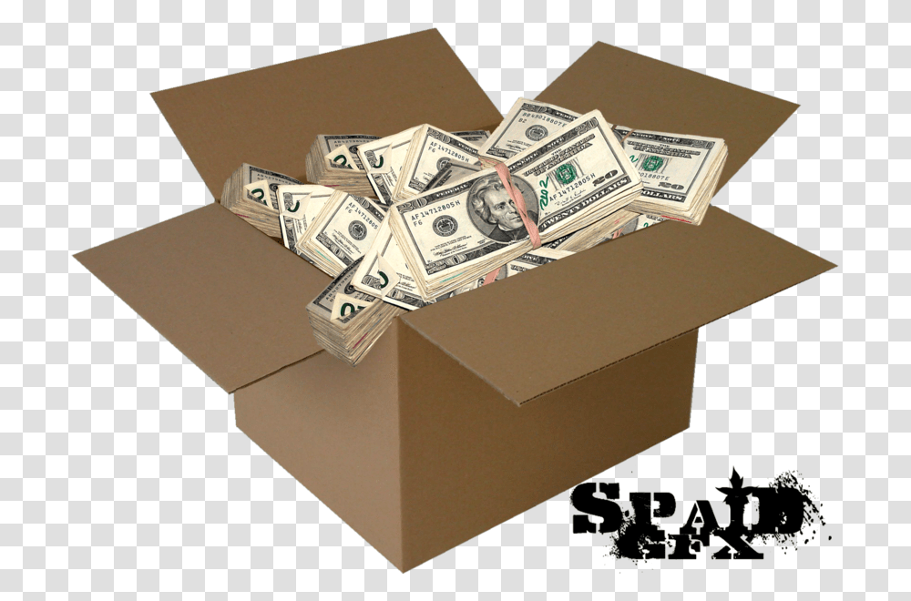 Box Full Of Money, Dollar Transparent Png