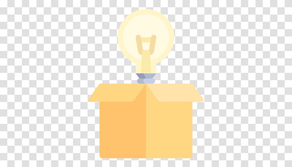 Box Illumination Seo And Web Light Bulb Idea Icon Illustration, Lightbulb, Lighting Transparent Png