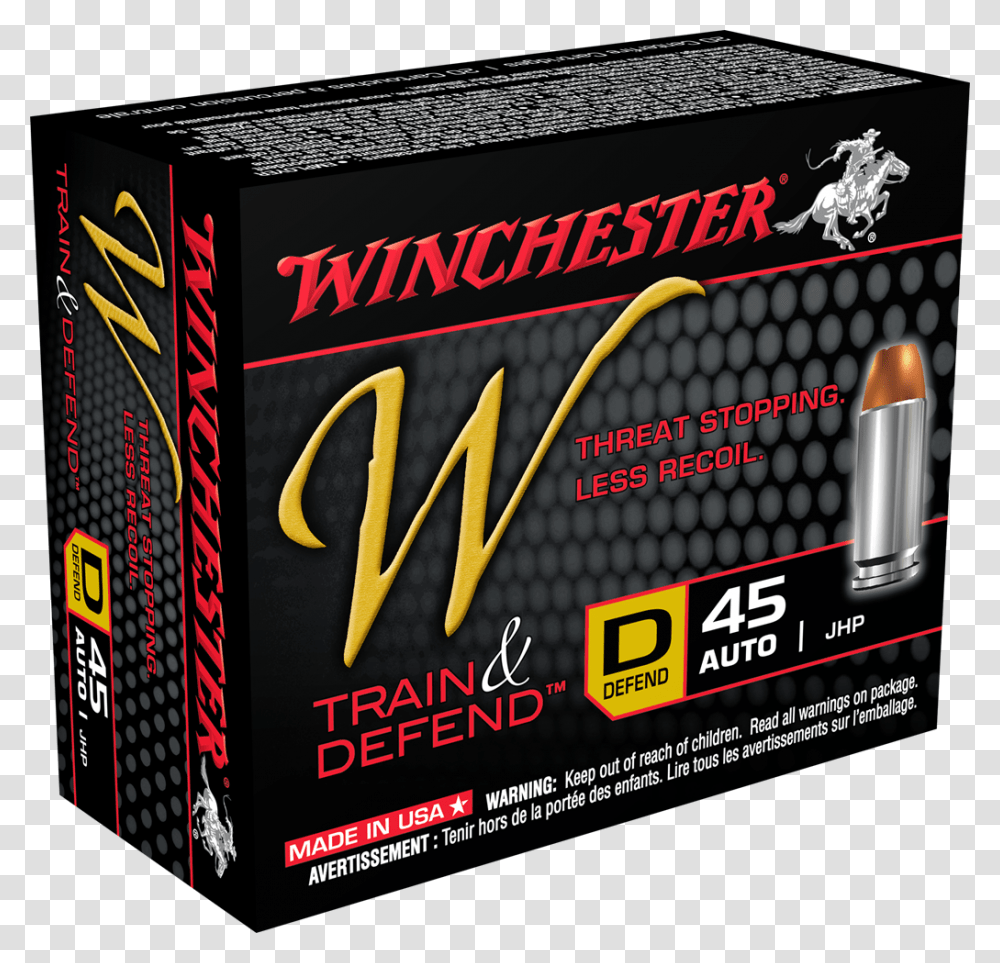 Box Image Winchester 45 Acp Ammo, Weapon, Weaponry, Ammunition Transparent Png