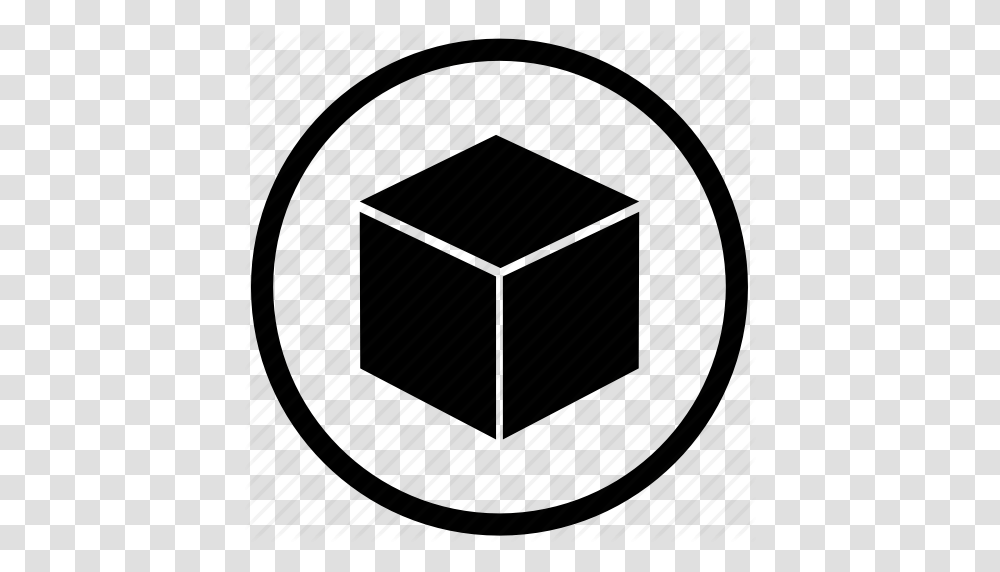 Box Label Pack Package Round Storage Icon, Adapter, Silhouette, Tabletop, Furniture Transparent Png