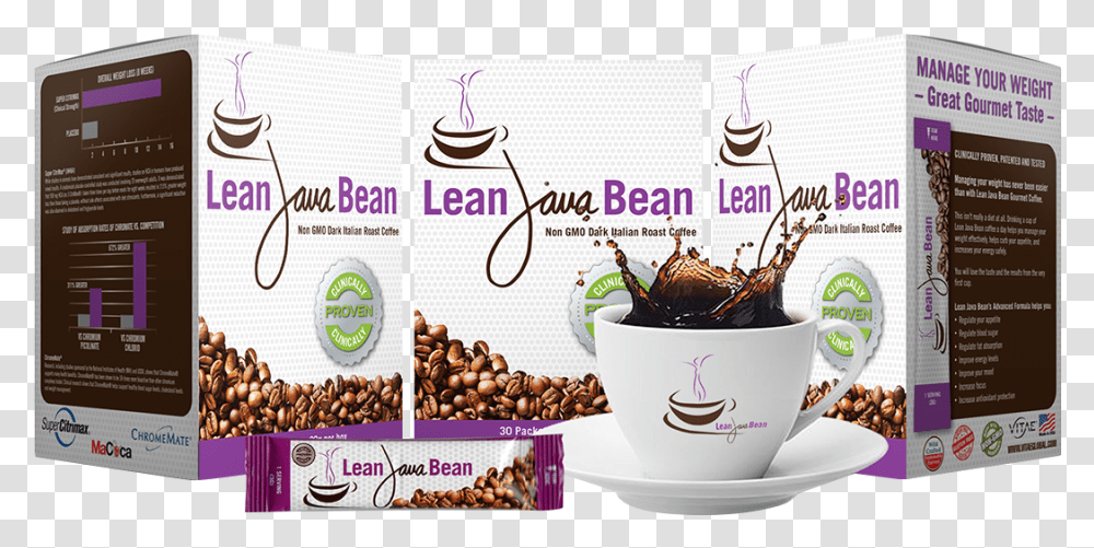 Box Lean Java Bean Chef Masterpiece Vitae Lean Java Bean Dark Italian, Coffee Cup, Plant, Pottery, Advertisement Transparent Png