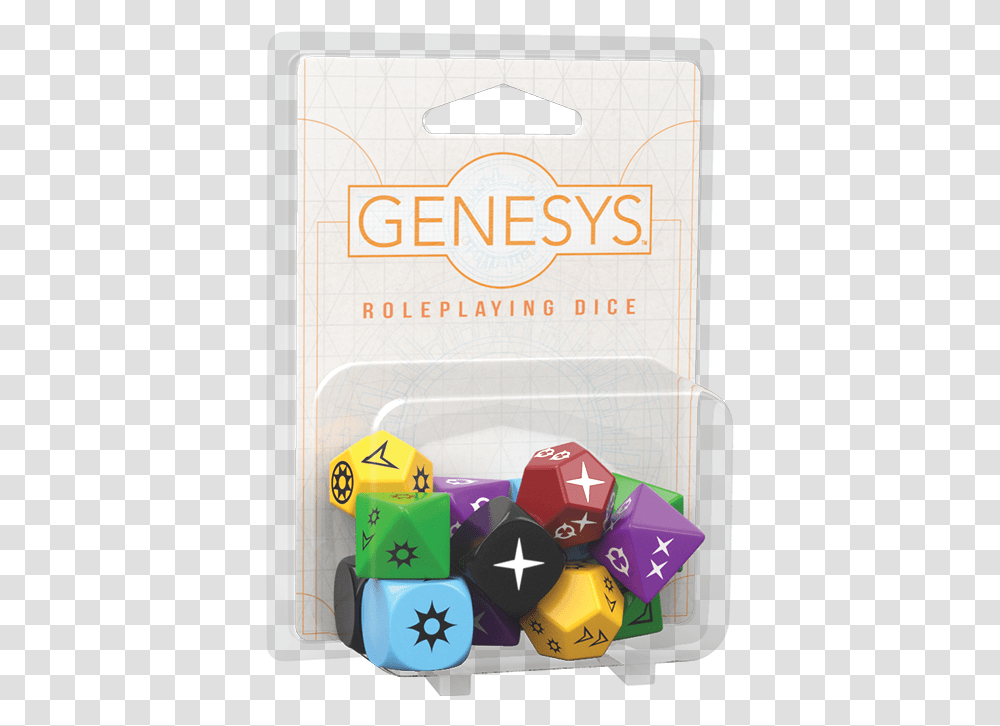 Box Left Genesys Roleplaying Dice Pack, Game, Paper, Flyer Transparent Png