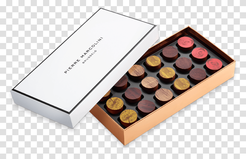Box Of 18 Chocolates Rare Whiskies And Rums Eye Shadow, Coin, Money, Palette, Paint Container Transparent Png