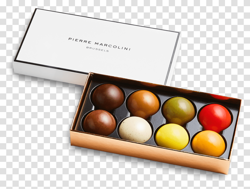 Box Of 8 Melove Cakes Pierre Marcolini Marcolini Melove, Egg, Food, Sphere, Plant Transparent Png