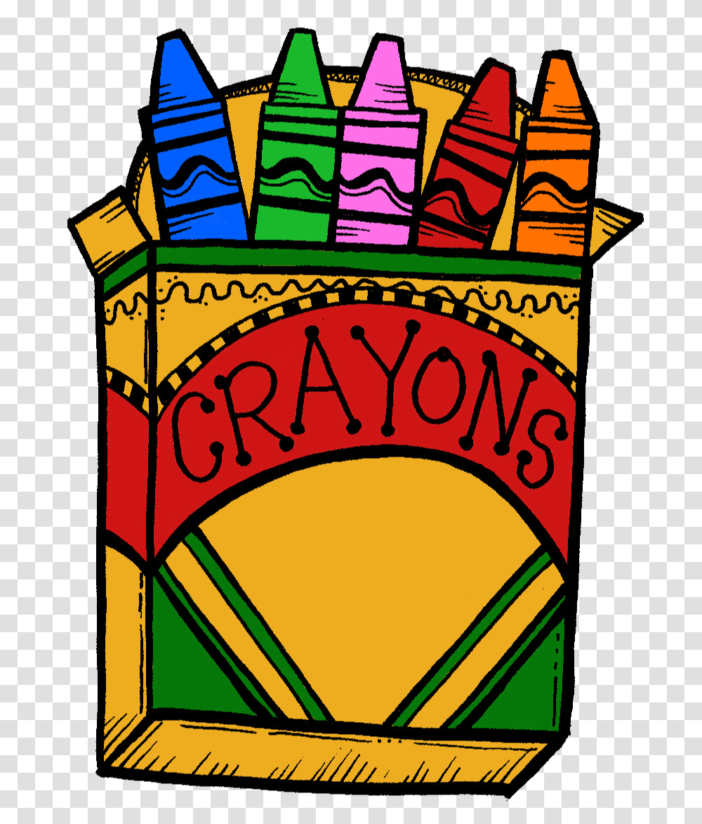 Box Of Crayons Clipart, Poster, Advertisement Transparent Png
