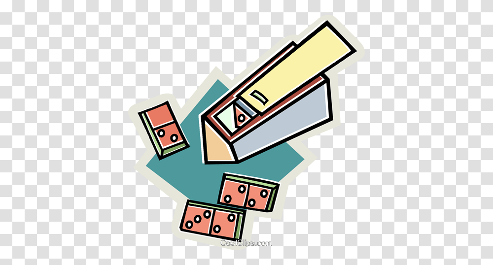 Box Of Dominoes Royalty Free Vector Clip Art Illustration, Game Transparent Png