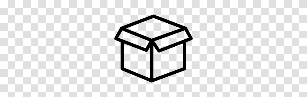 Box Open Icon Line Iconset Iconsmind, Gray, World Of Warcraft Transparent Png