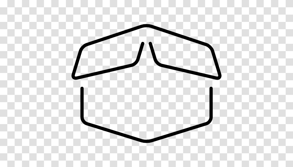 Box Opened Outline, Bow, Goggles, Accessories Transparent Png