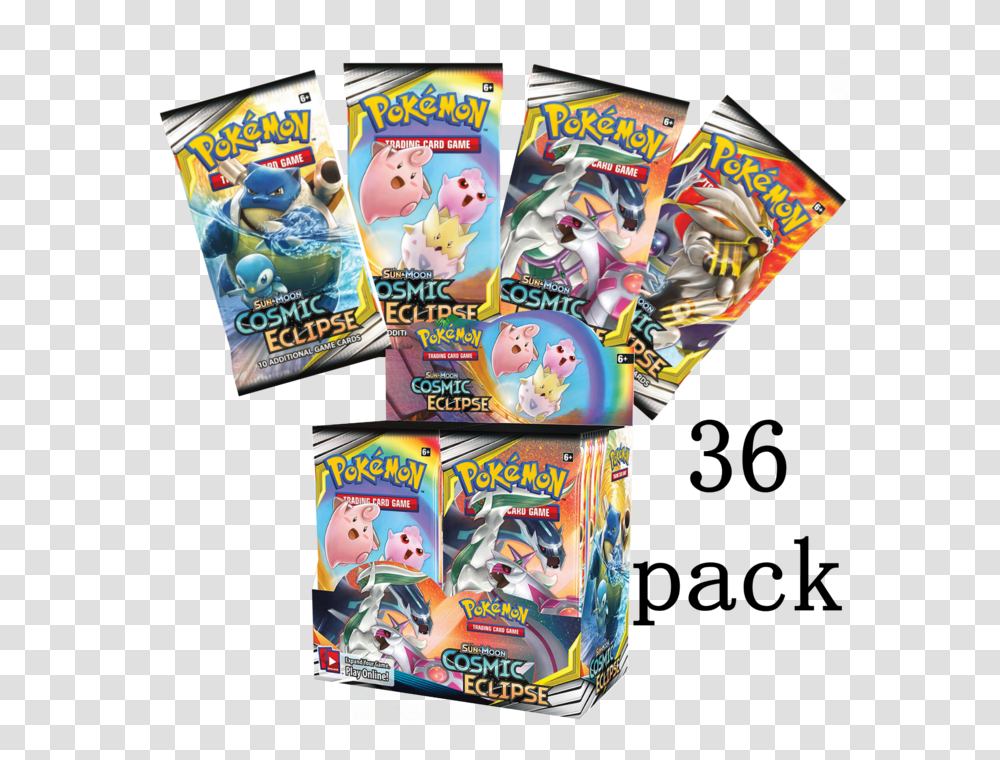 Box Packs Pokemon Tcg Sun And Moon Cosmic Eclipse Booster Box, Nature, Outdoors, Arcade Game Machine Transparent Png