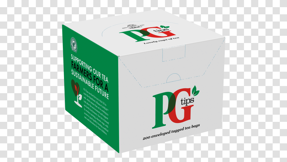 Box Pg Tea Bag, Cardboard, Carton, Label Transparent Png
