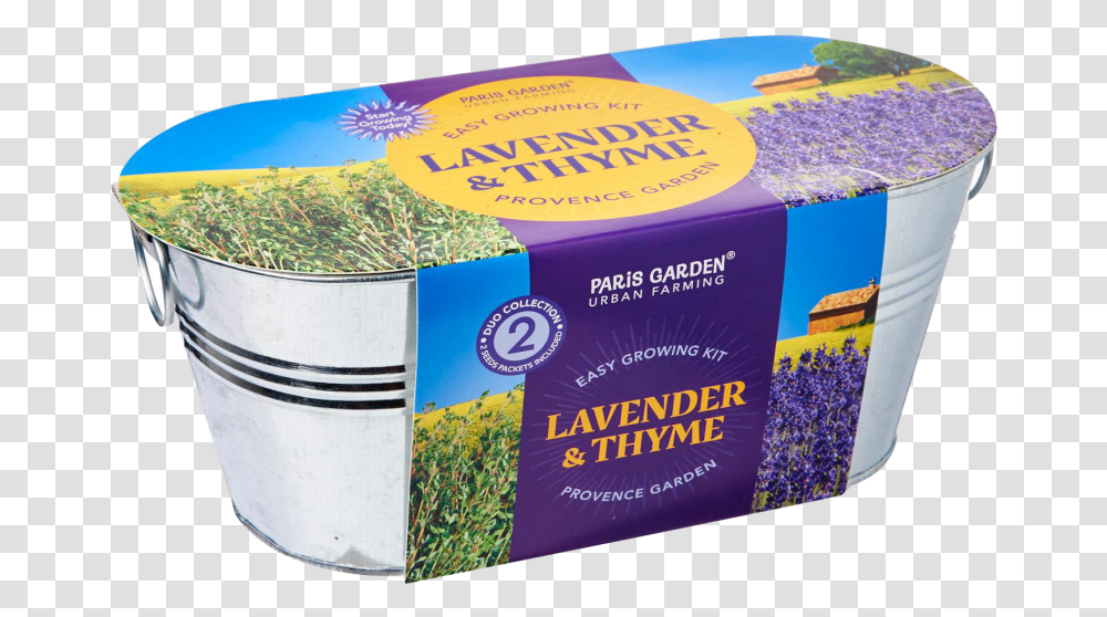 Box, Plant, Flower, Blossom, Lavender Transparent Png