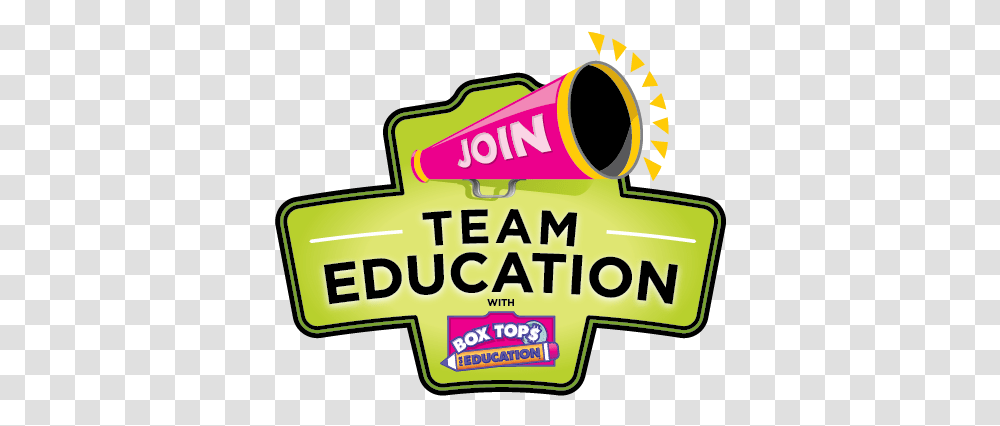 Box Tops For Education Team Event Box Tops For Education Clip, Text, Label, Weapon, Weaponry Transparent Png