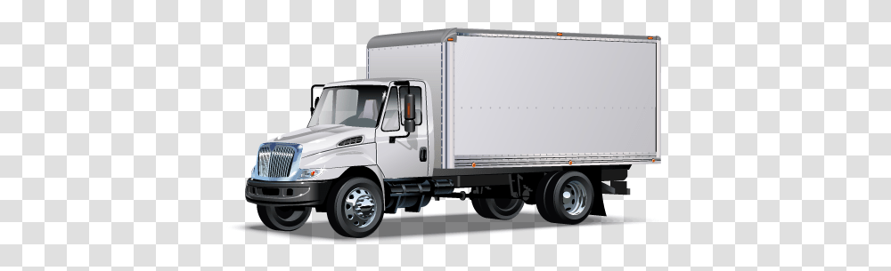 Box Truck Clipart Light Duty Box Trucks, Transportation, Vehicle, Moving Van, Trailer Truck Transparent Png