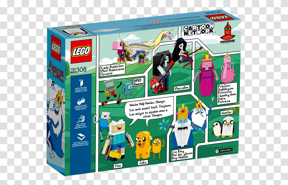 Box1 V39 Prod Web Pri Box5 Lego Adventure Time, Comics, Book, Toy Transparent Png