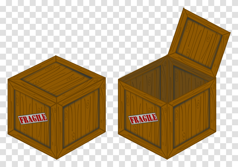 Boxanglecrate Close And Open Crate Transparent Png