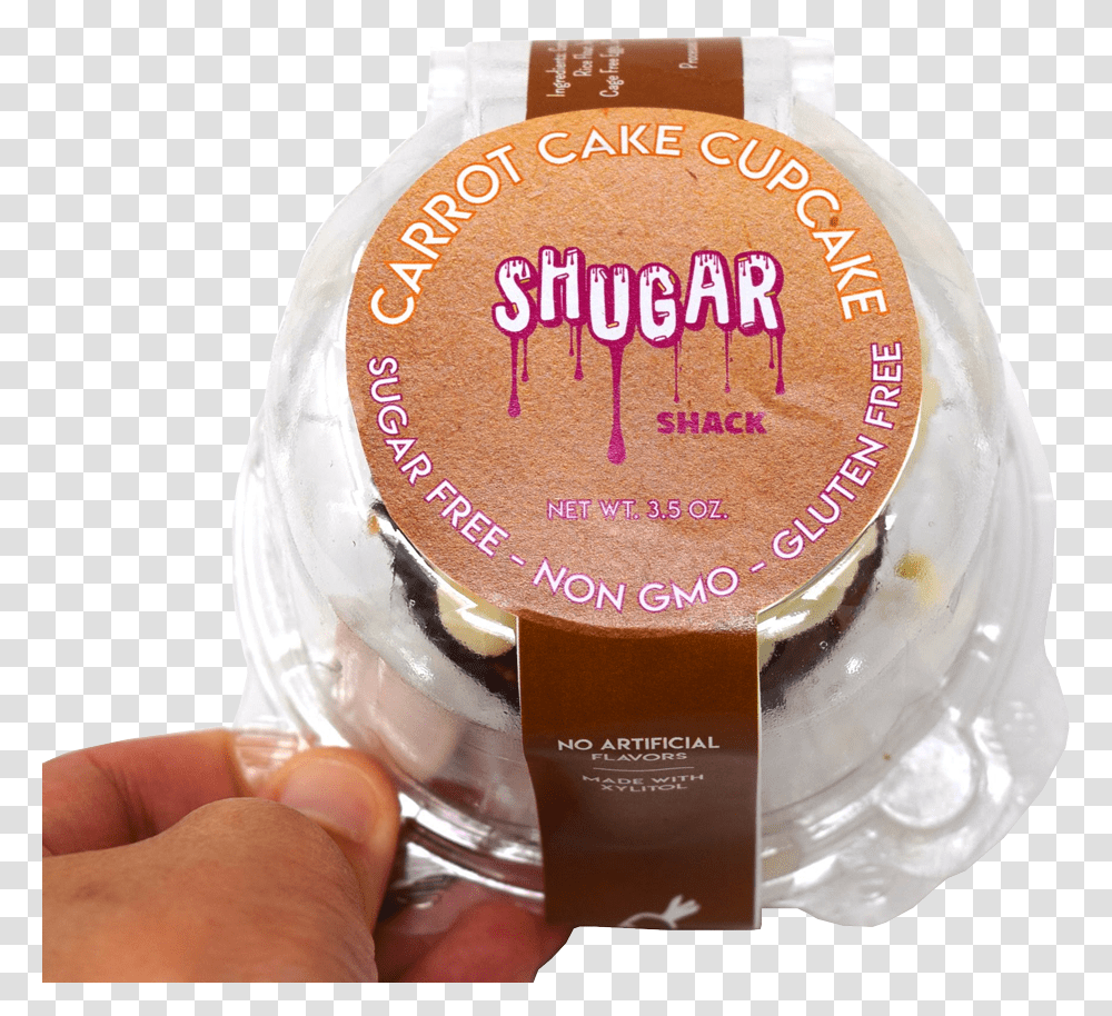 Boxed Carrot Cupcake The Shugar Shack Chocolate, Dessert, Food, Person, Birthday Cake Transparent Png