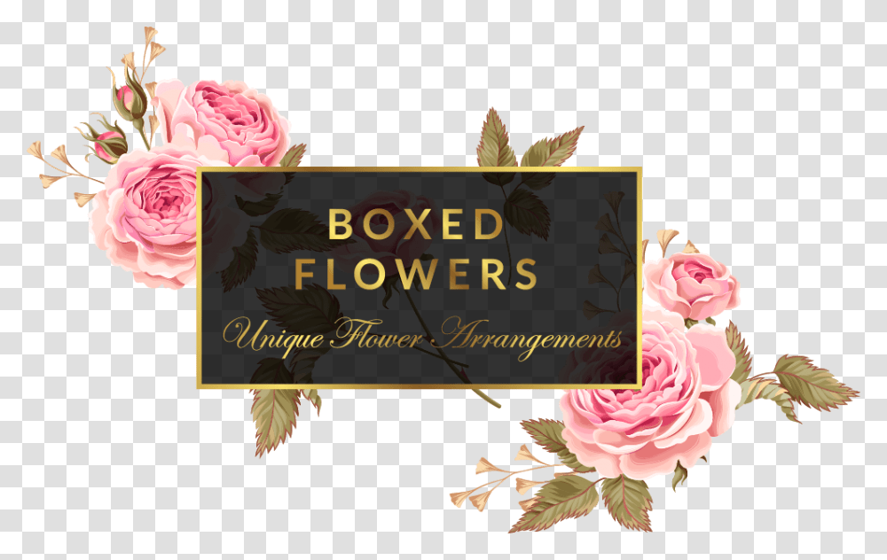 Boxed Flowers And Sweets Box Flower Logo, Rose, Plant, Petal, Floral Design Transparent Png