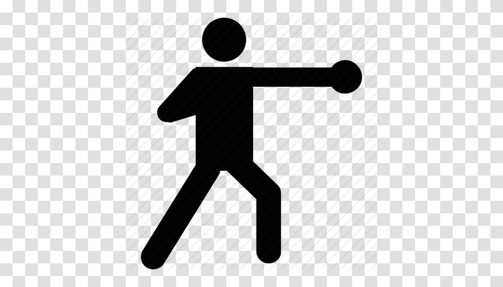 Boxer Boxing Fight Fighting Silhouette Sports Icon, Pedestrian, Piano, Leisure Activities, Musical Instrument Transparent Png