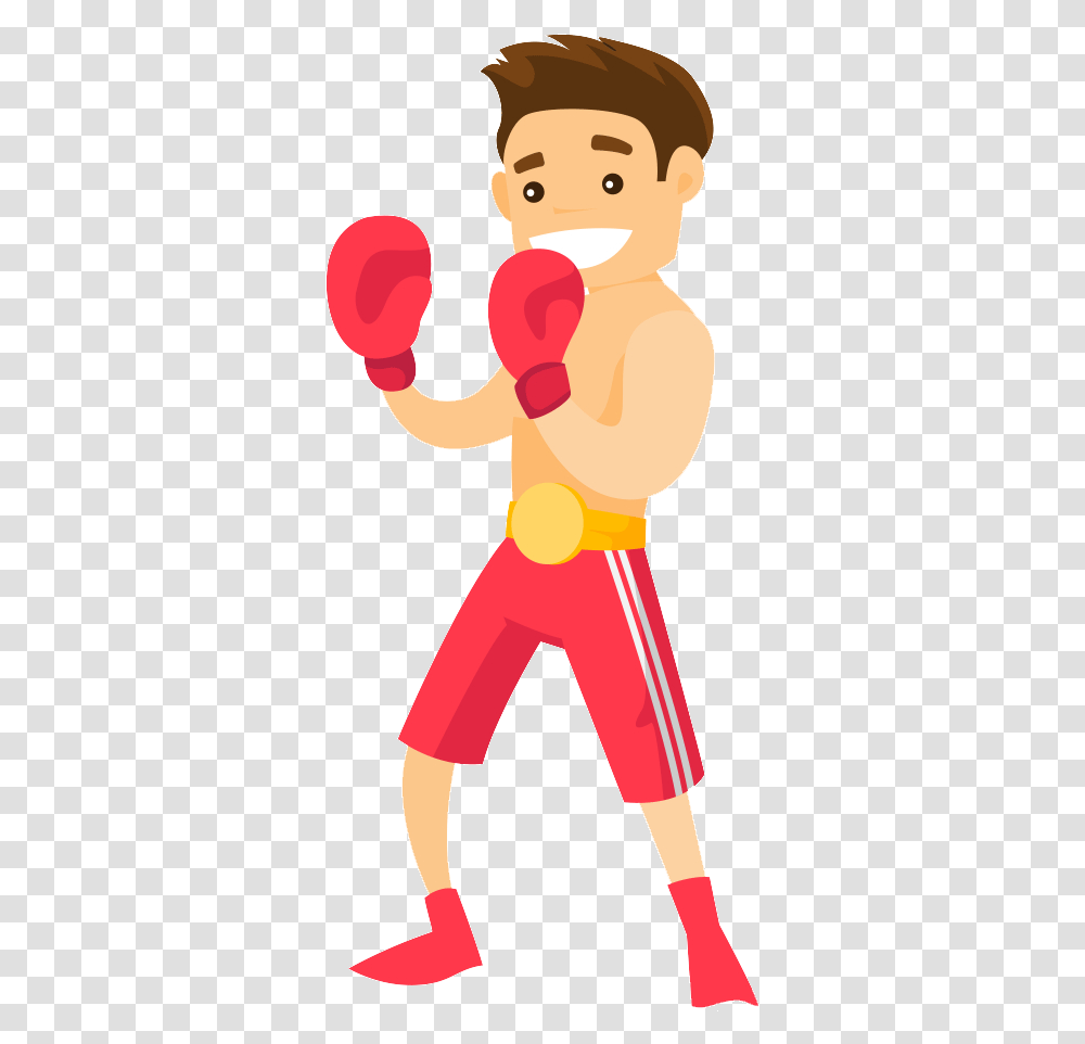 Boxer Boxing Glove Clipart, Person, Human, Neck, Sport Transparent Png