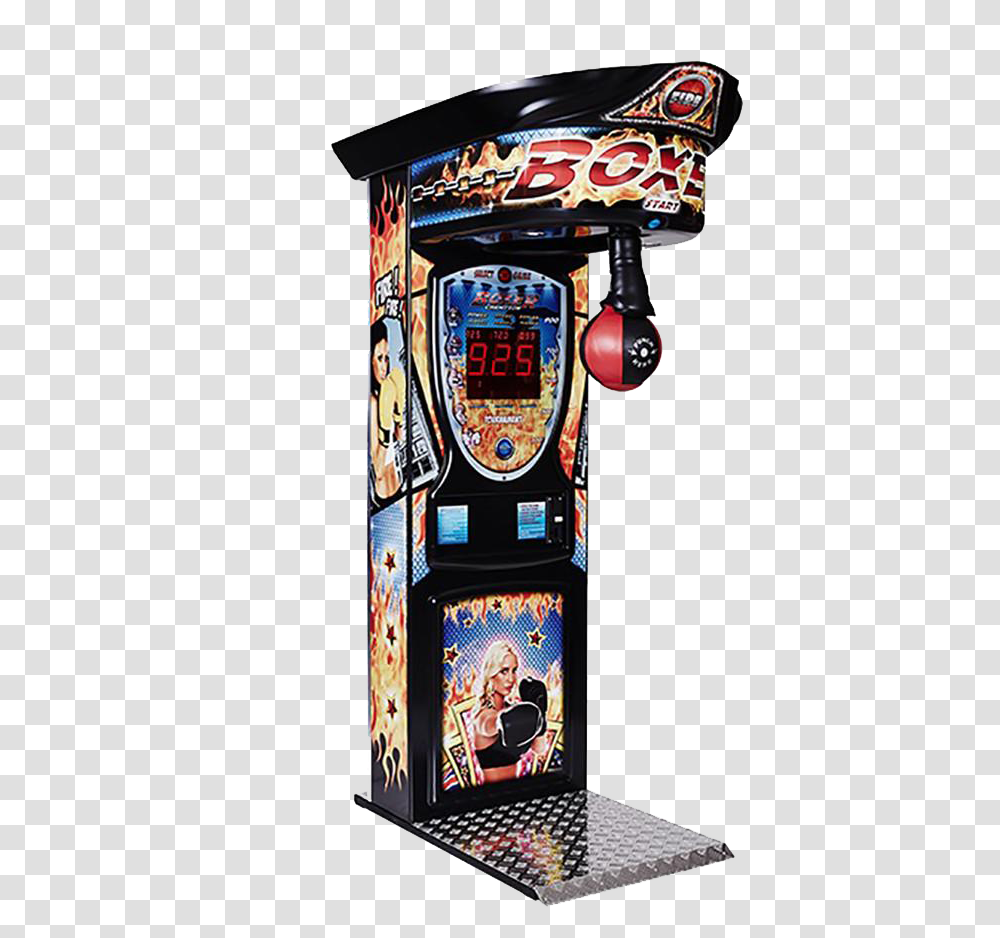 Boxer Fire Boxing Machine Arcade Game Boxing Game Machine, Arcade Game Machine, Person, Human, Flyer Transparent Png