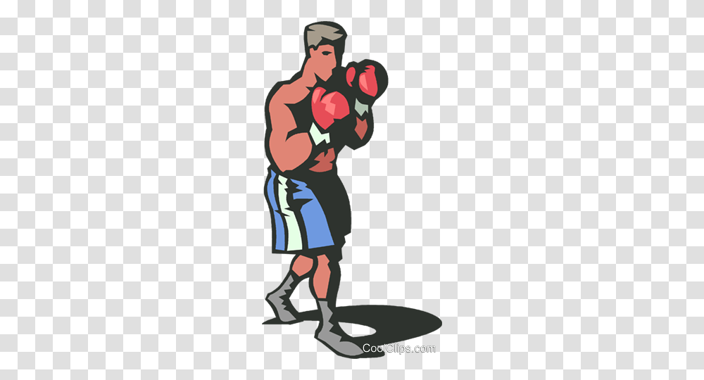 Boxer Royalty Free Vector Clip Art Illustration, Person, Human, Poster, Advertisement Transparent Png