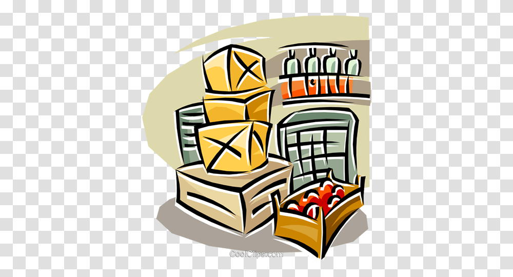 Boxes For Storage Royalty Free Vector Clip Art Illustration, Outdoors, Nature, Land, Food Transparent Png