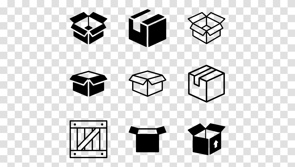 Boxes Icon Box Icon Vector Free, Gray, World Of Warcraft Transparent Png