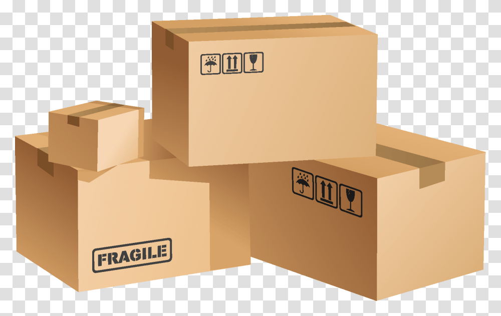 Boxes, Package Delivery, Carton, Cardboard Transparent Png