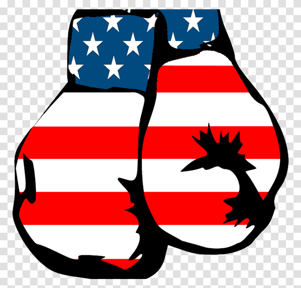 Boxing Boxing Glove Clipart, Flag, Star Symbol, American Flag Transparent Png