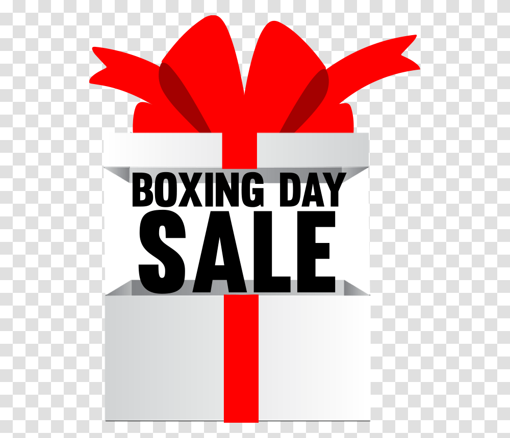 Boxing Day Present Window Decal, Gift Transparent Png