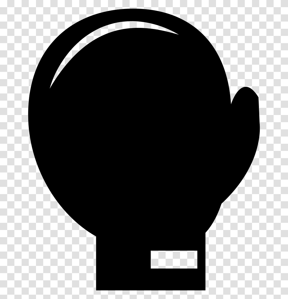 Boxing Glove, Silhouette, Stencil, Light Transparent Png