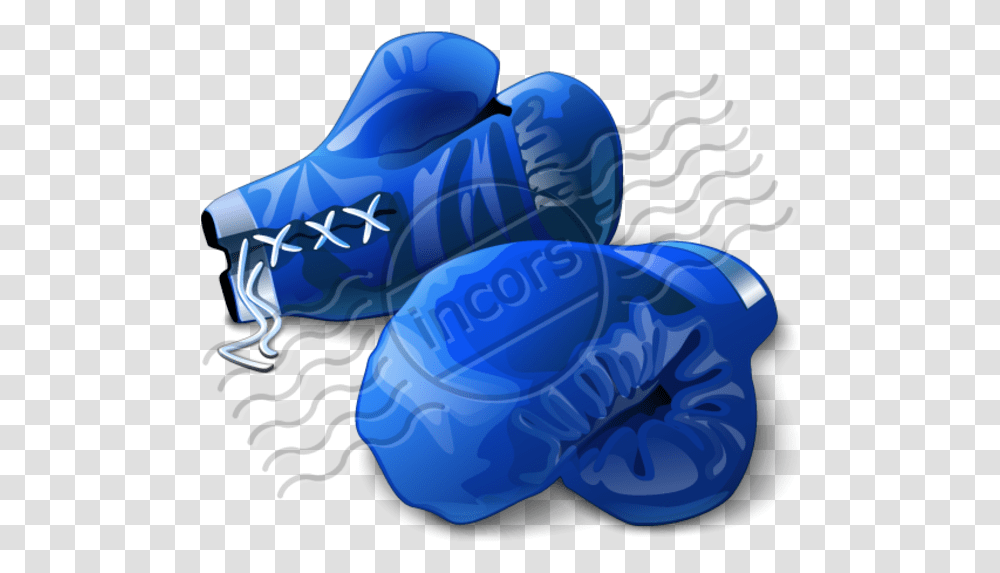 Boxing Gloves Blue 7 Blue Boxing Gloves Icon, Food, Sea Life, Animal, Clothing Transparent Png