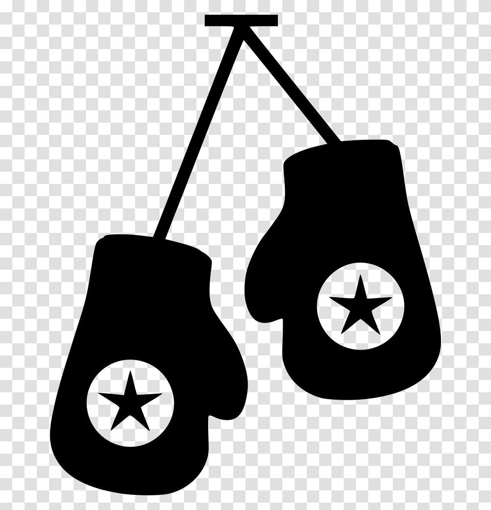 Boxing Gloves Clipart Punch Fight Sport Icon, Shovel, Tool, Star Symbol Transparent Png