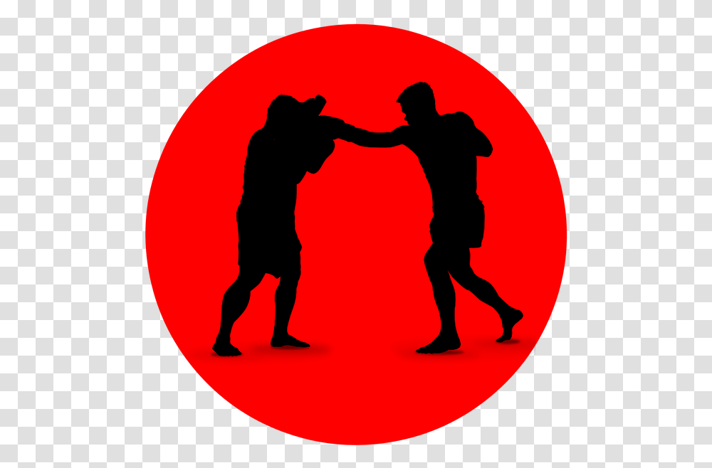 Boxing Icon Silhouette Sport Fighter Fight Boxen Icon, Person, Human, Hand Transparent Png