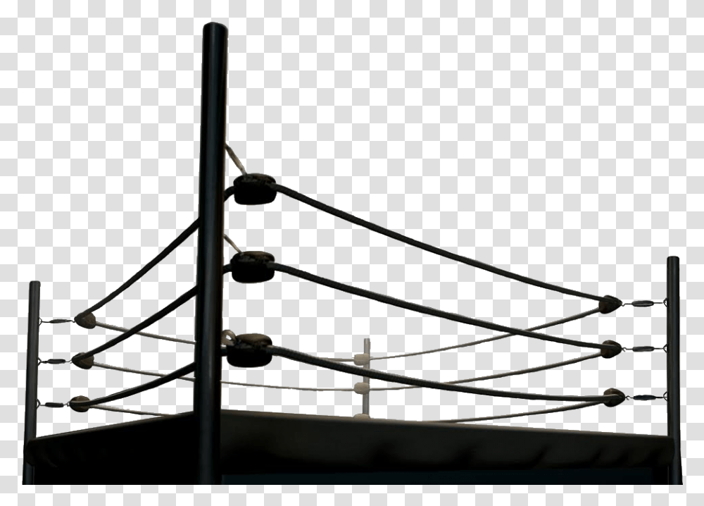 Boxing Ring 3 Image Boxing Ring, Bow, Utility Pole, Cable, Wire Transparent Png