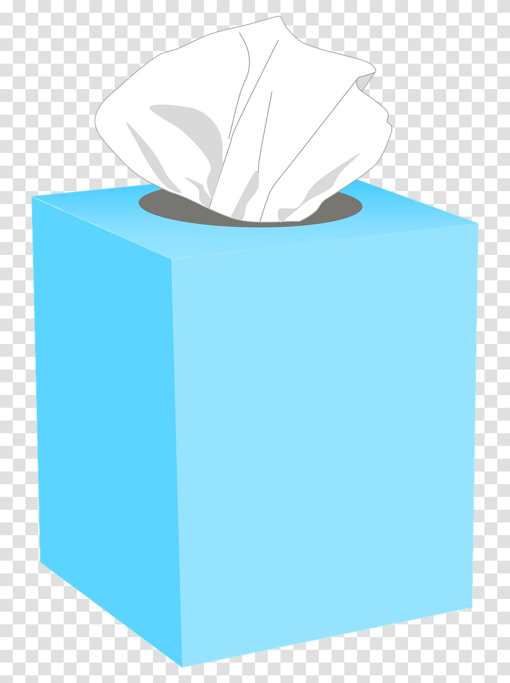 Boxturquoisecarton Blue Box Of Tissue, Paper, Towel, Paper Towel, Toilet Paper Transparent Png