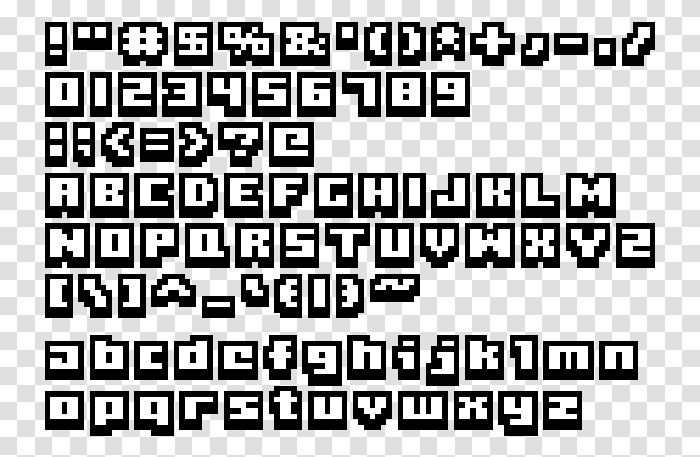 Boxy Bold Pixel, Text, Letter, Alphabet, Rug Transparent Png