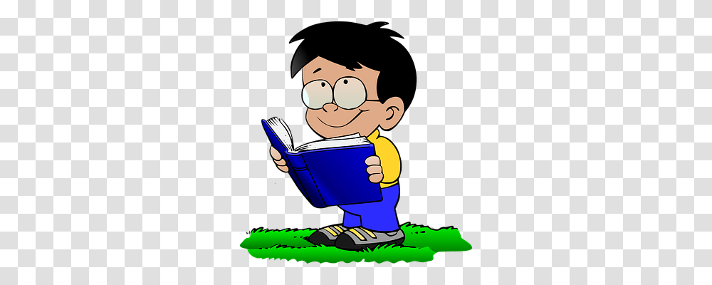 Boy Person, Reading Transparent Png