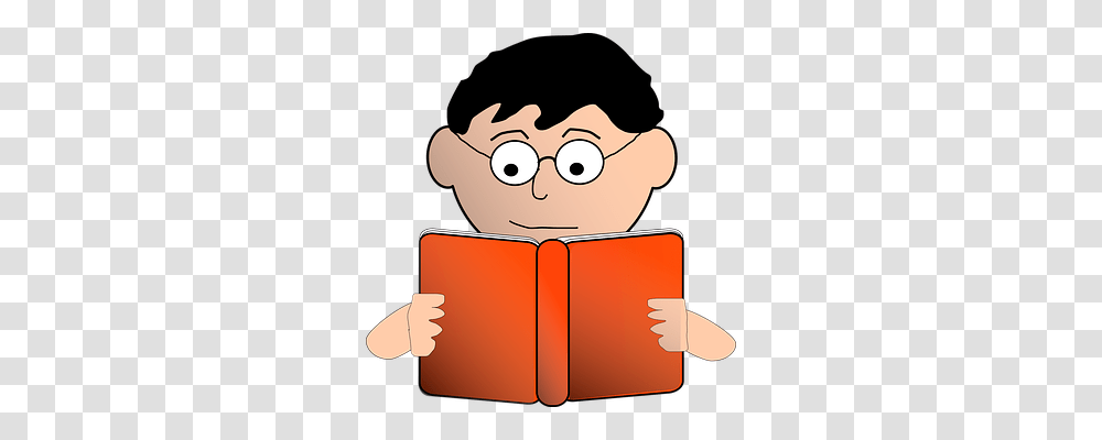 Boy Person, Reading, Book Transparent Png