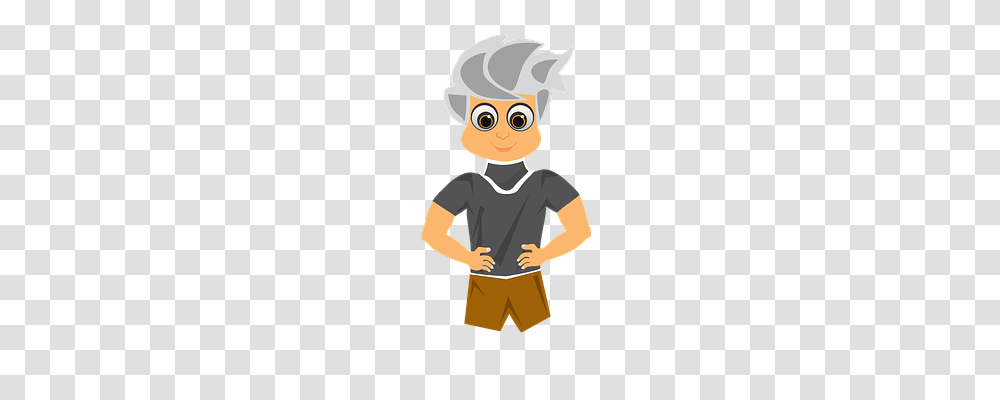 Boy Person, Shorts, Standing Transparent Png