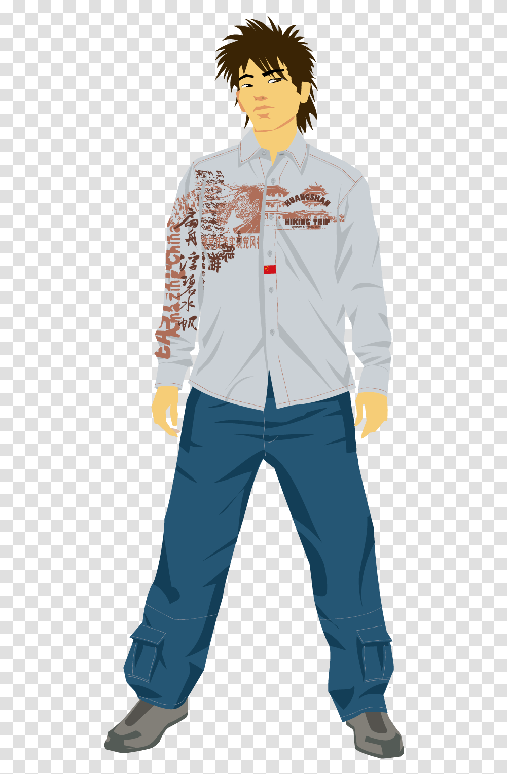 Boy Adobe Illustrator Cartoon, Apparel, Sleeve, Shirt Transparent Png