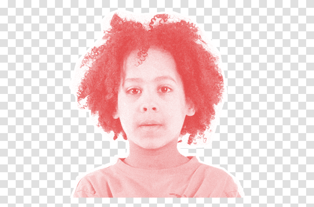 Boy Afro Pinkred 600px Eyebrow, Hair, Face, Person, Human Transparent Png
