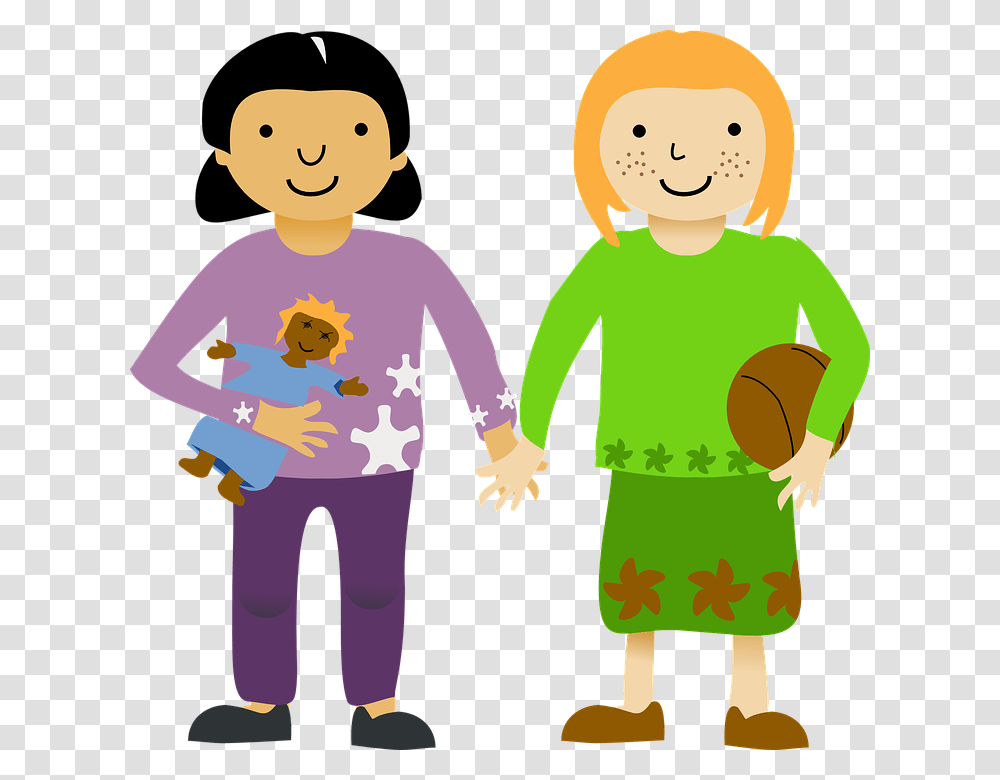 Boy And Girl Cartoon Clipart Gallery Images, Person, Human, Hand, Holding Hands Transparent Png