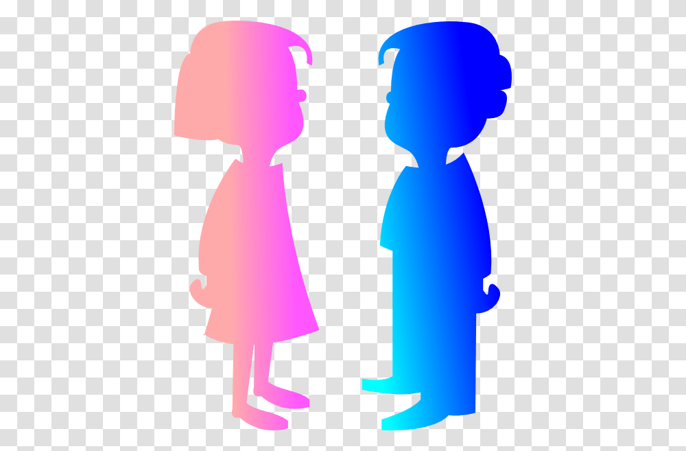 Boy And Girl Clip Art For Web, Person, Silhouette, Crowd Transparent Png