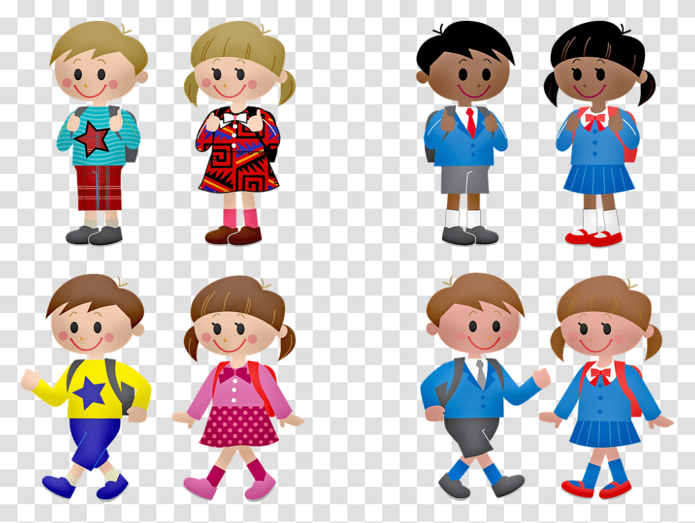 Boy And Girl Playing Clipart Boy Girl Doll Clipart, Toy, Person, Human, People Transparent Png