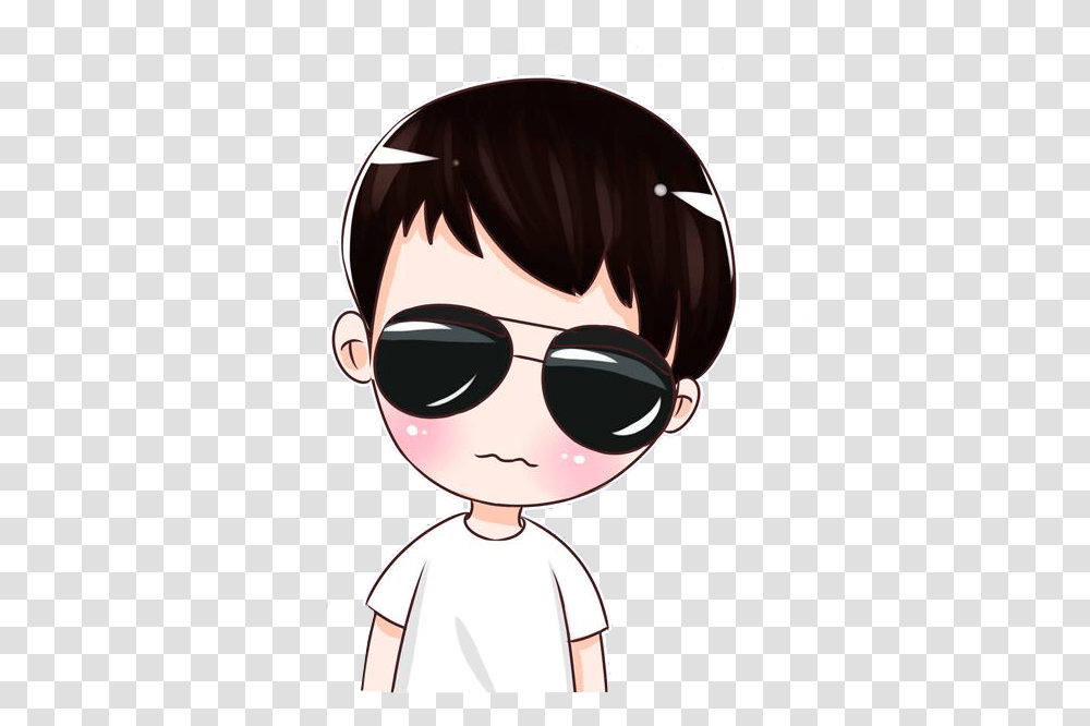 Boy Animation Sunglasses Cartoon Image High Quality Boy Face Sunglasses, Accessories, Accessory, Goggles, Person Transparent Png