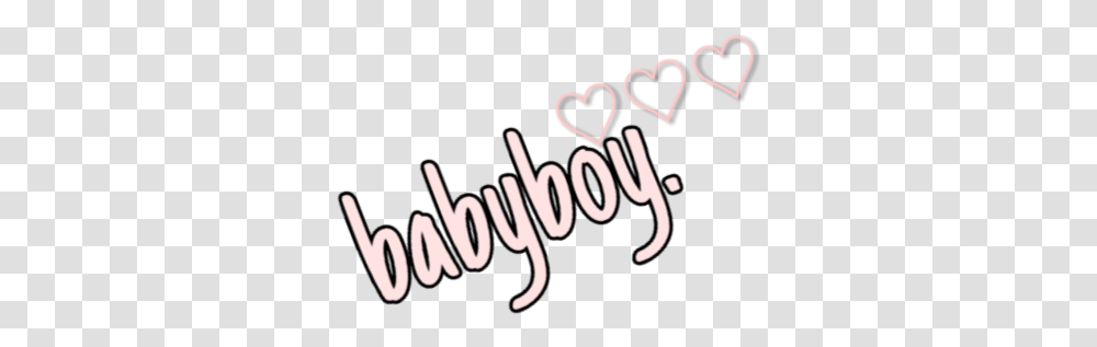 Boy Baby Babyboy Sexy Aesthetic Word Phrase Calligraphy, Handwriting, Alphabet, Label Transparent Png