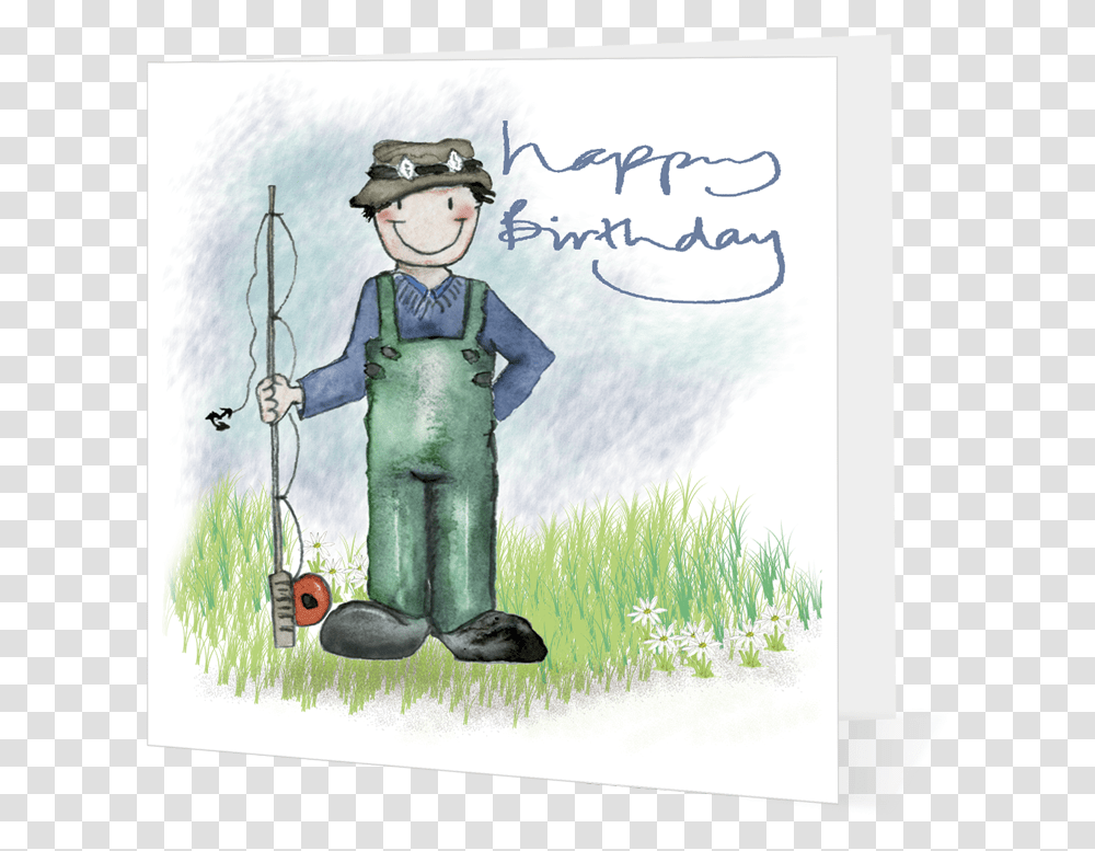 Boy Birthday Fisherman Happy Happy Birthday To A Fisherman, Text, Person, Human, Art Transparent Png